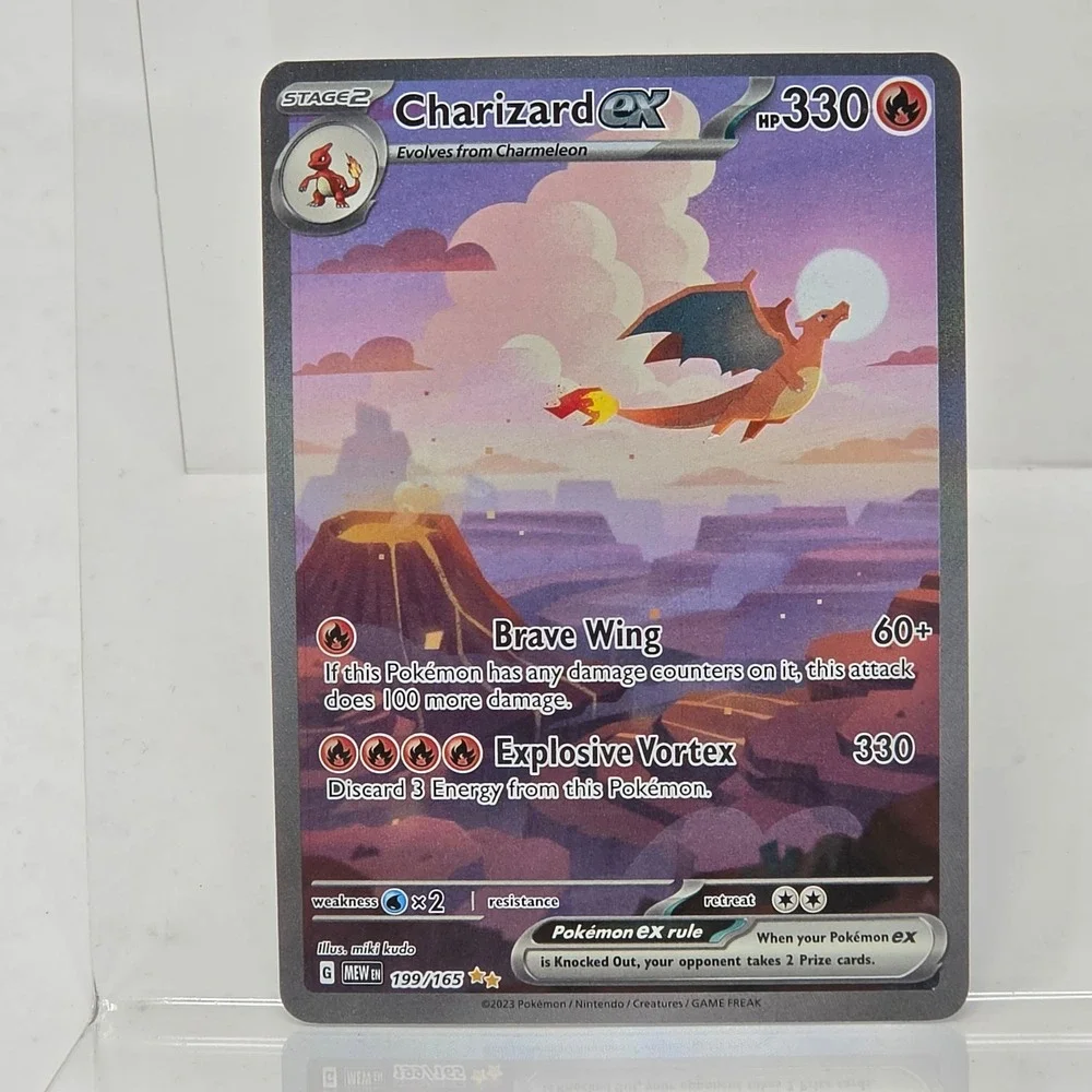 Pokemon Charizard ex - 199/165 - SV: Scarlet & Violet 151 (MEW)